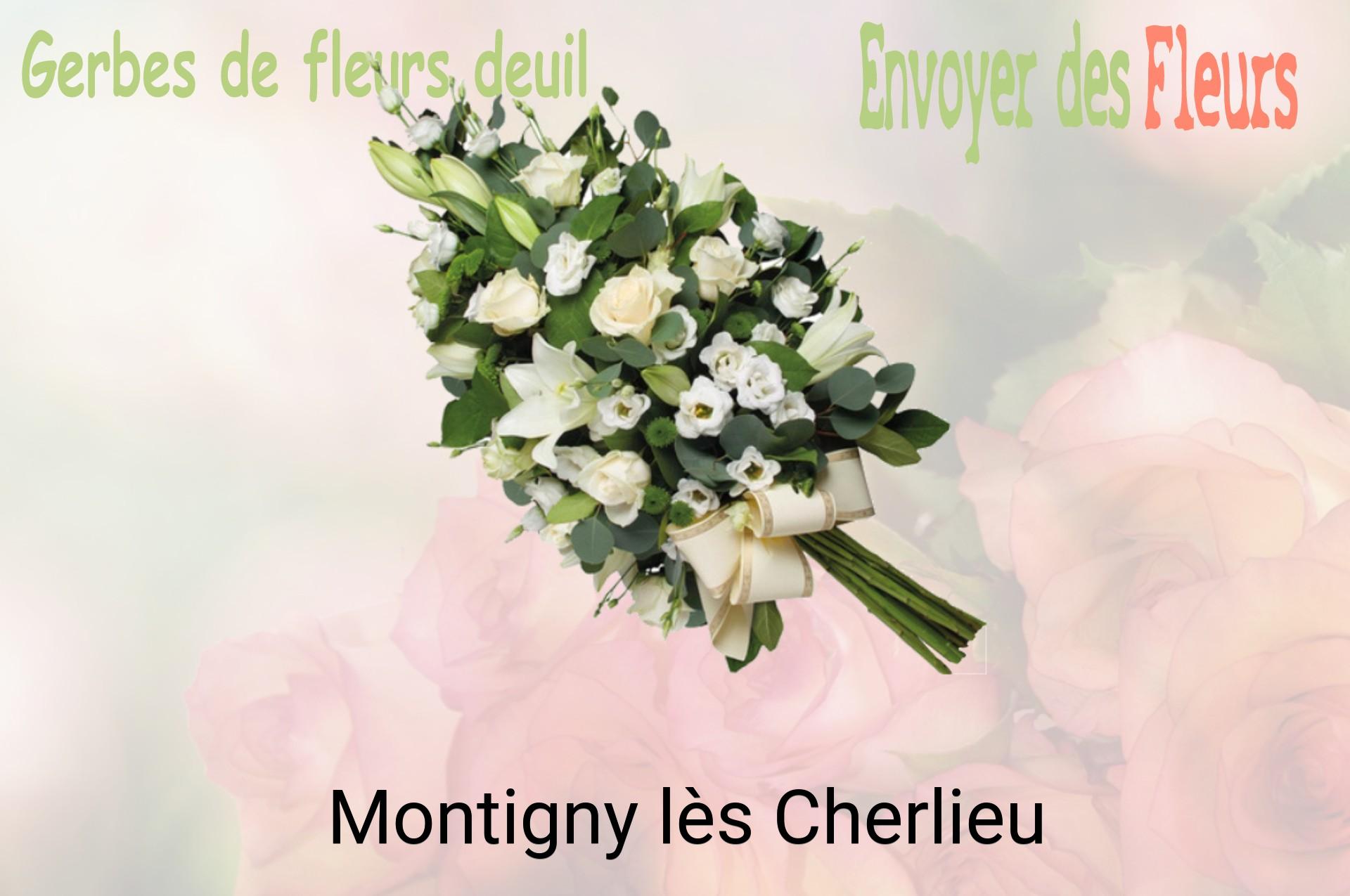 Gerbe de fleurs de deuil livrée à Montigny-lès-Cherlieu